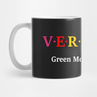 Vermont, USA. Green Mountain State Mug